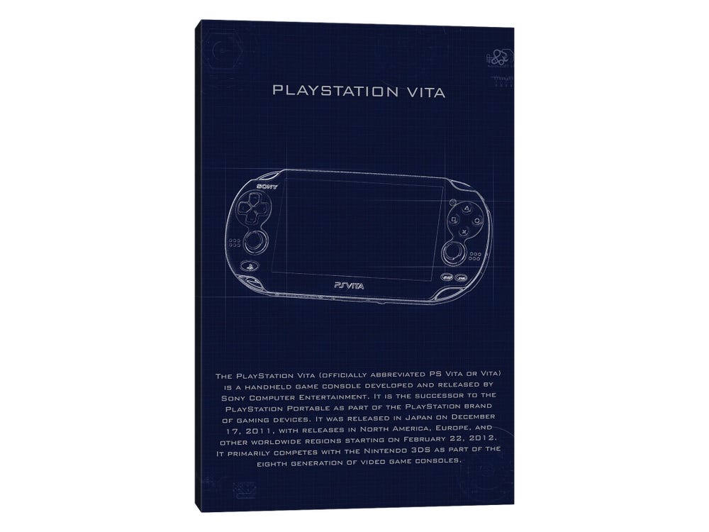 Playstation Vita Canvas Art Print by Gab Fernando | iCanvas
