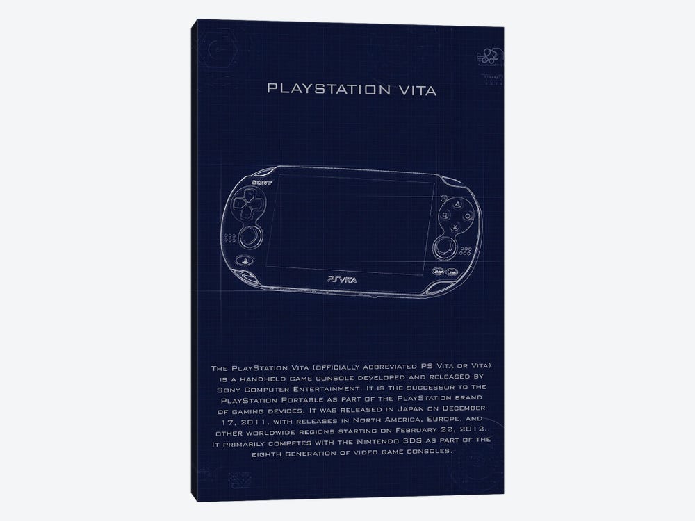 Playstation Vita by Gab Fernando 1-piece Art Print