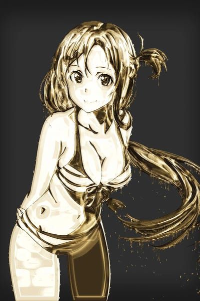 Asuna Gold by Gab Fernando canvas print