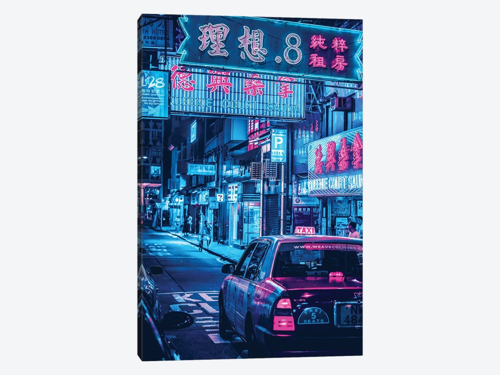 Tokyo Street by Gab Fernando 1-piece Canvas Artwork