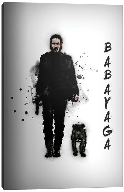 Baba Yaga Canvas Art Print - Thriller Movie Art