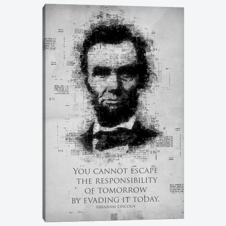 Abraham Lincoln Canvas Print #GFN256} by Gab Fernando Canvas Art