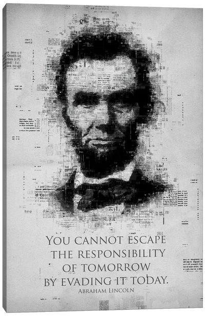 Abraham Lincoln Canvas Art Print - Abraham Lincoln