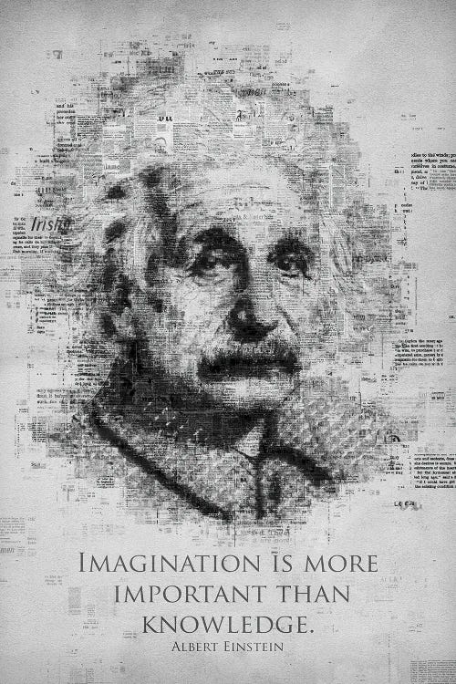 Albert Einstein by Gab Fernando wall art