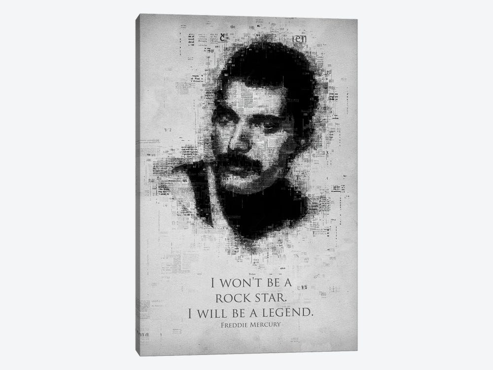 Freddie Mercury by Gab Fernando 1-piece Canvas Art