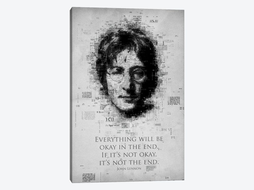 John Lennon by Gab Fernando 1-piece Canvas Art Print