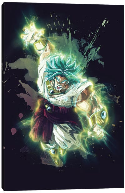 Broly Renegade Canvas Art Print - Dragon Ball Z