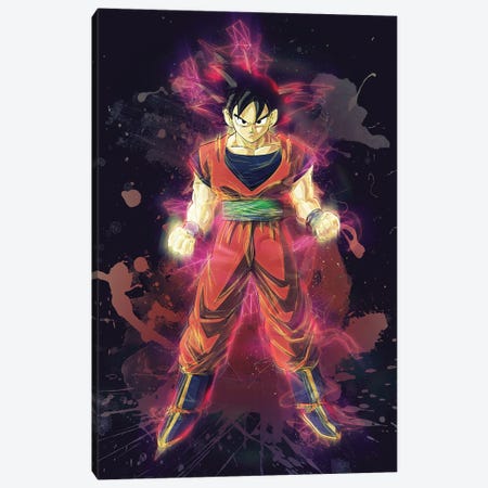 Goku Renegade I Canvas Print #GFN272} by Gab Fernando Art Print