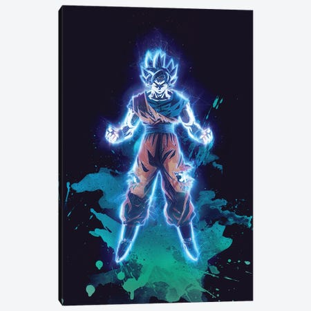 Goku Renegade III Canvas Print #GFN275} by Gab Fernando Canvas Art