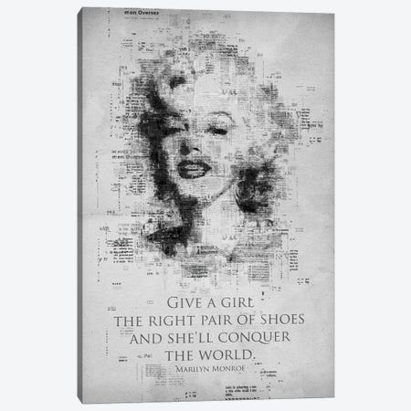 Marilyn Monroe Canvas Print #GFN281} by Gab Fernando Canvas Art