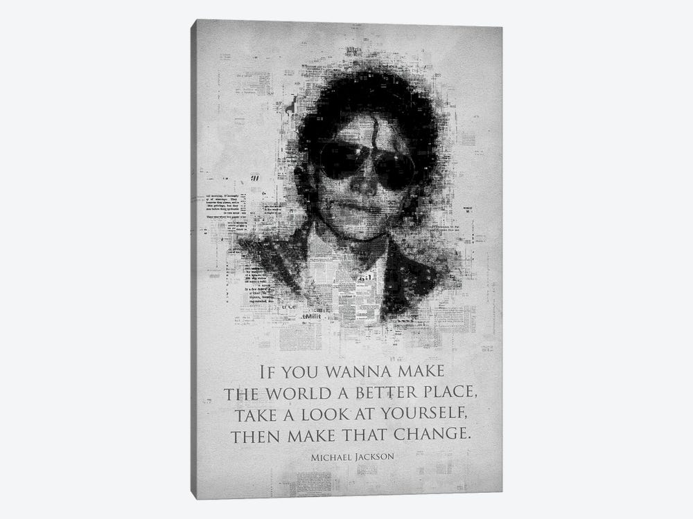 Michael Jackson by Gab Fernando 1-piece Canvas Artwork