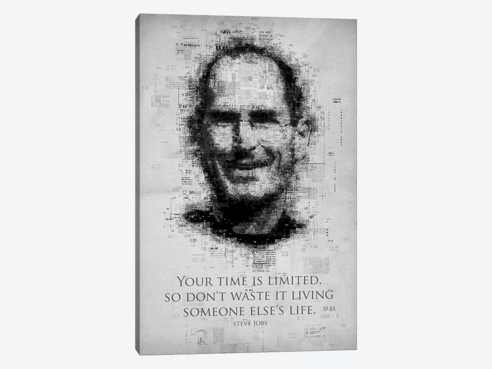 Steve Jobs by Gab Fernando 1-piece Canvas Print
