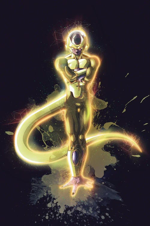 Golden Freiza Renegade by Gab Fernando wall art