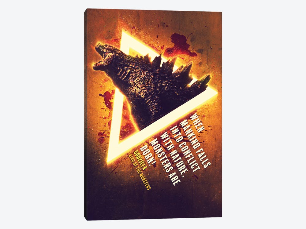 Godzilla Renegade by Gab Fernando 1-piece Canvas Artwork