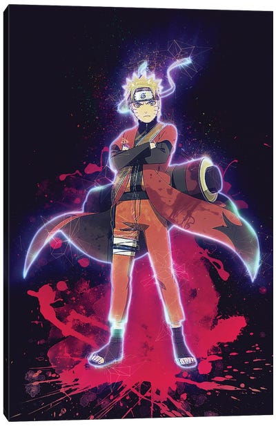 Naruto Renegade Canvas Art Print - Naruto Uzumaki