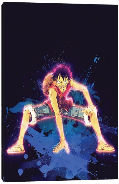 Luffy Renegade III Canvas Art Print - Monkey D. Luffy