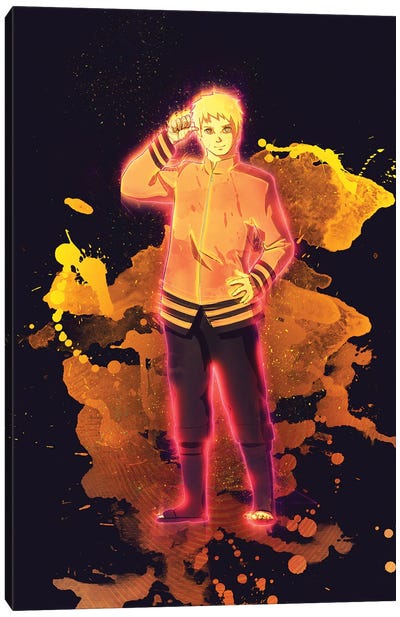 Naruto Renegade VI Canvas Art Print - Naruto Uzumaki