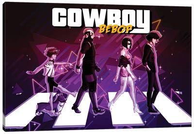 Cowboy Bebop Retro I Canvas Art Print - Cowboy Bebop