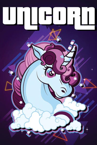Unicorns: Unicorn Retro I by Gab Fernando