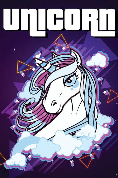 Unicorns: Unicorn Retro II by Gab Fernando