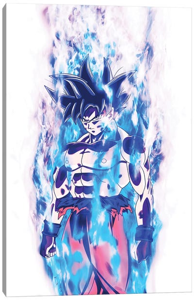 Goko On Smoke I Canvas Art Print - Goku
