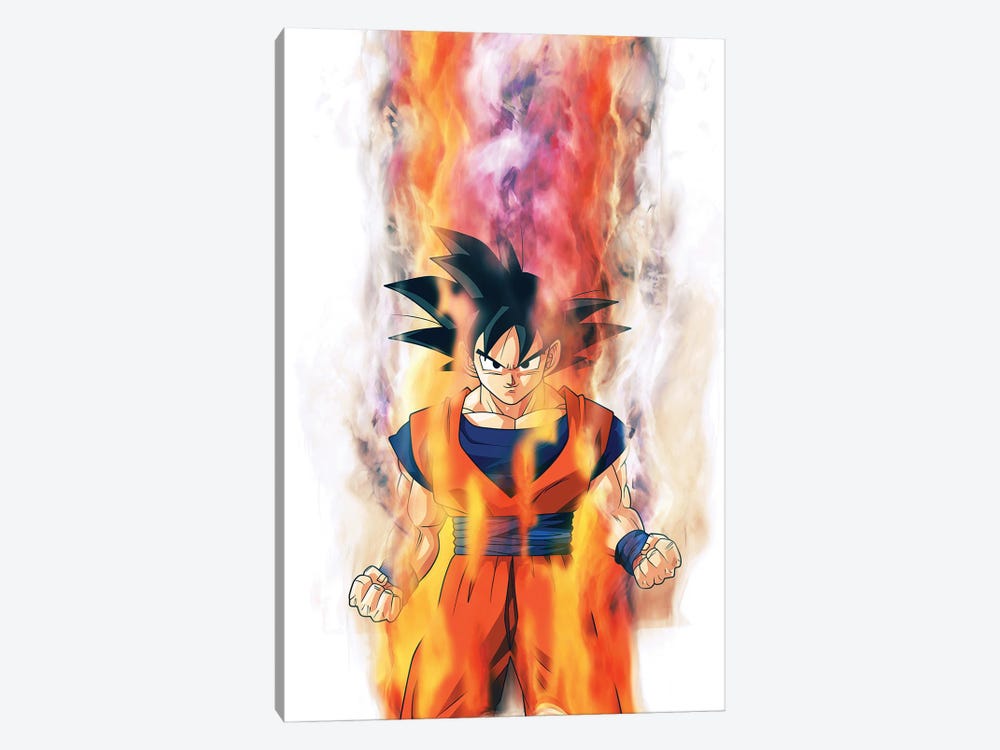 Goku On Smoke II by Gab Fernando 1-piece Art Print