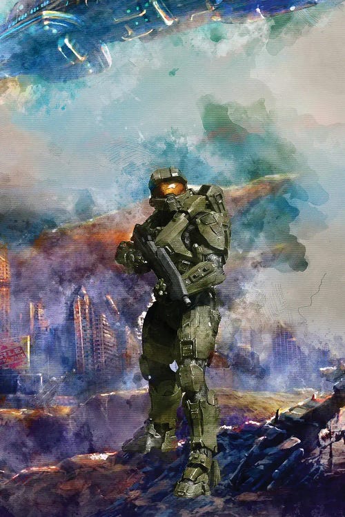Halo Watercolor by Gab Fernando wall art