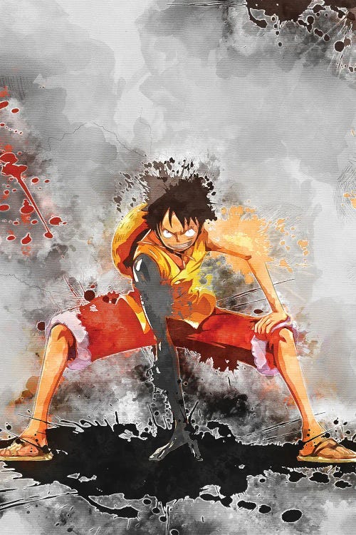 Luffy Watercolor III by Gab Fernando wall art