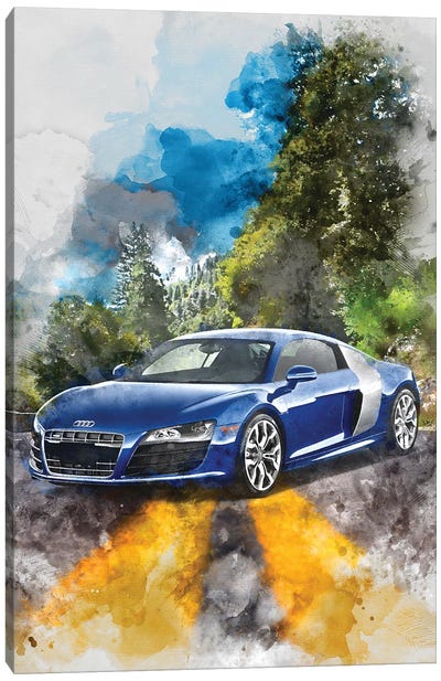 Audi R8 Canvas Art Print