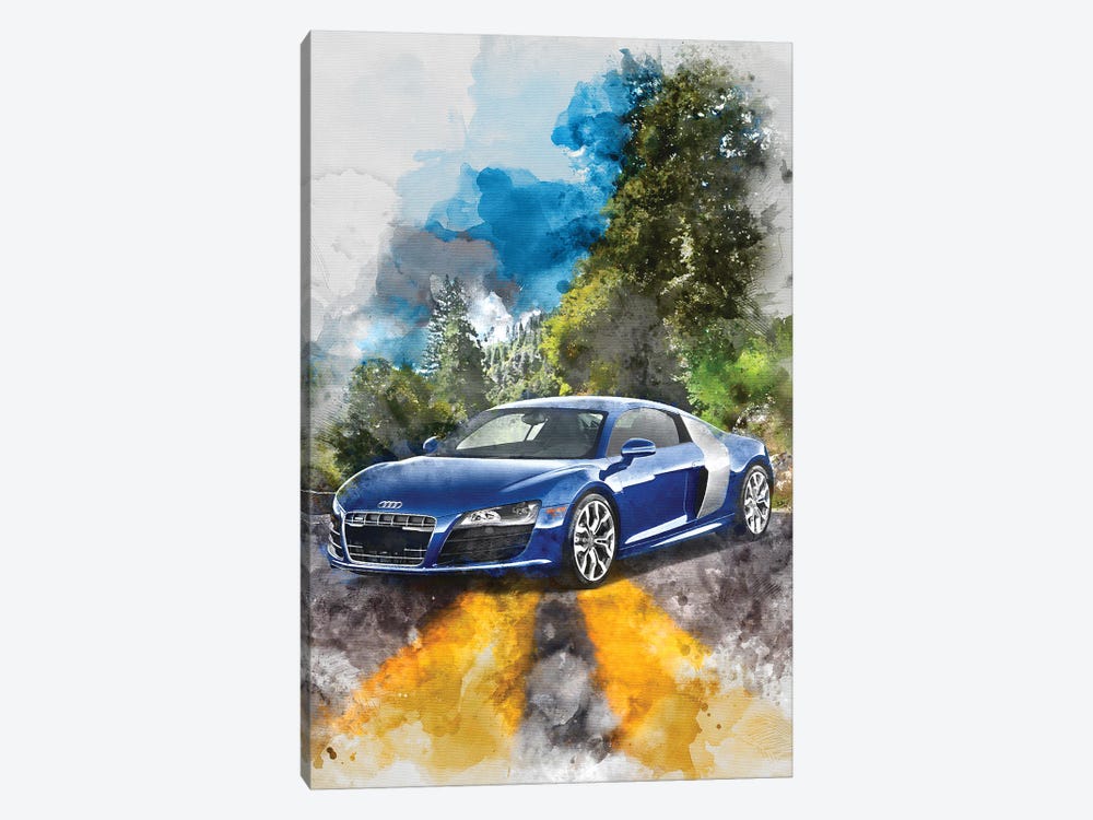 Audi R8 by Gab Fernando 1-piece Canvas Print