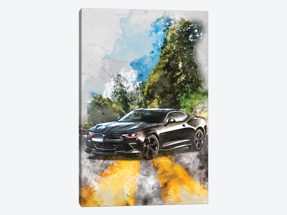 Chevrolet Camaro by Gab Fernando 1-piece Canvas Art