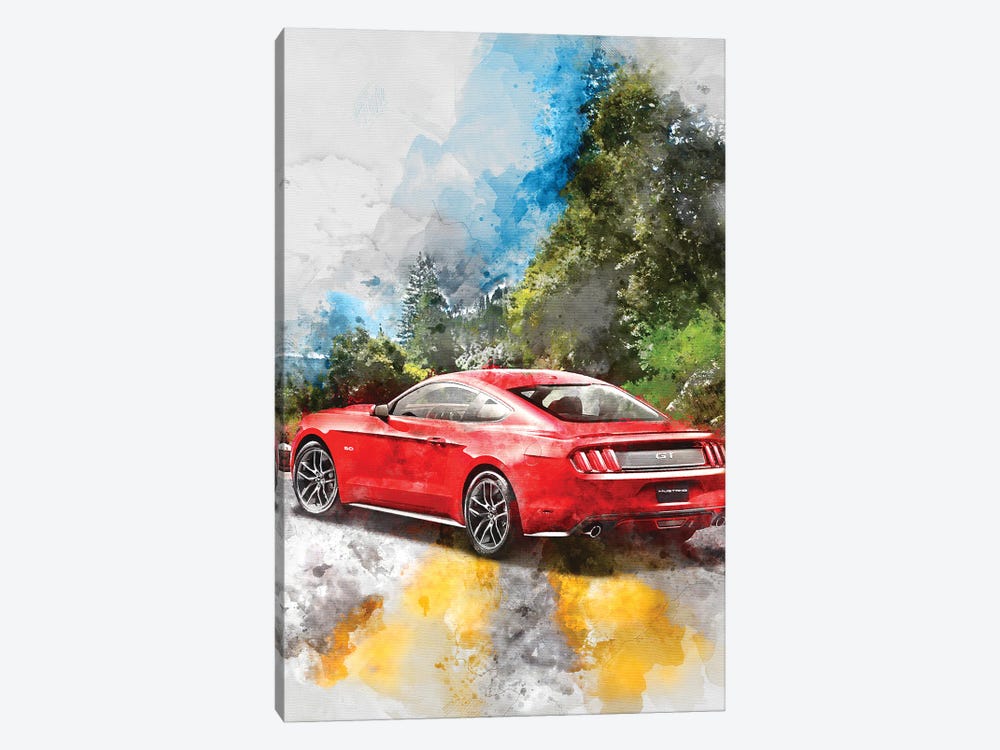 Ford Mustang by Gab Fernando 1-piece Art Print