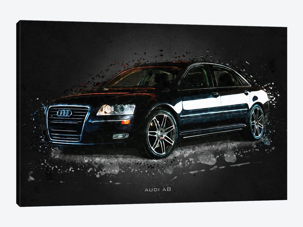 Audi A8 by Gab Fernando 1-piece Art Print