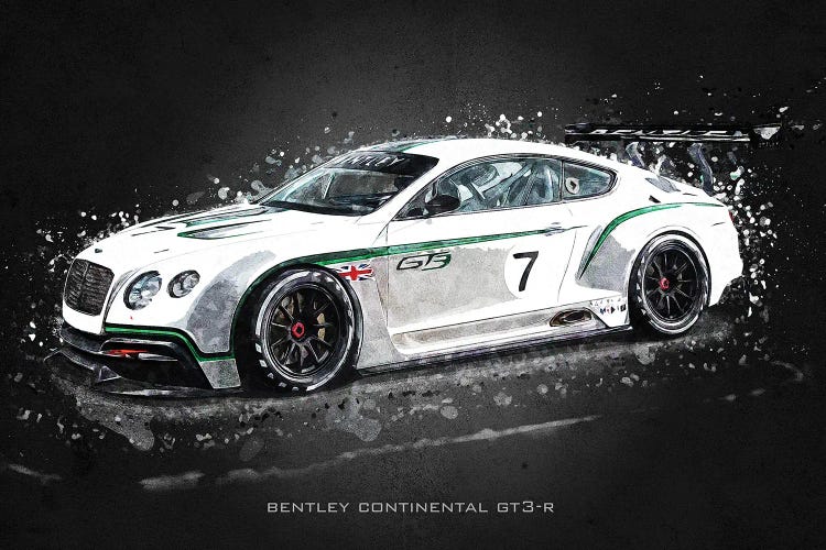 Bentley Continental GT3-R by Gab Fernando wall art