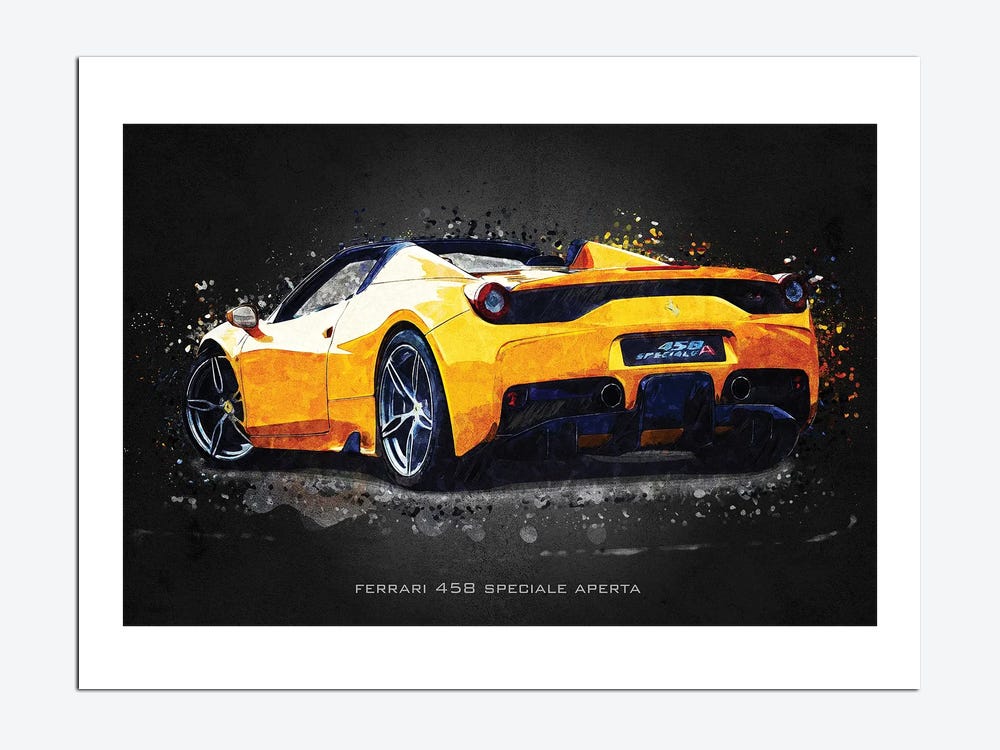  Ferrari F12 TDF Speciale - Fine Art Giclee Canvas