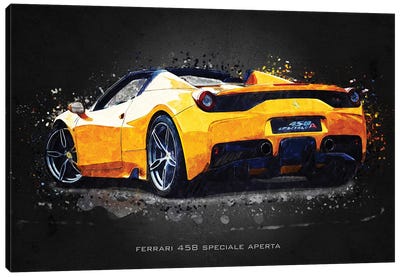 Ferrari 458 Speciale Aperta Canvas Art Print - Cars By Brand