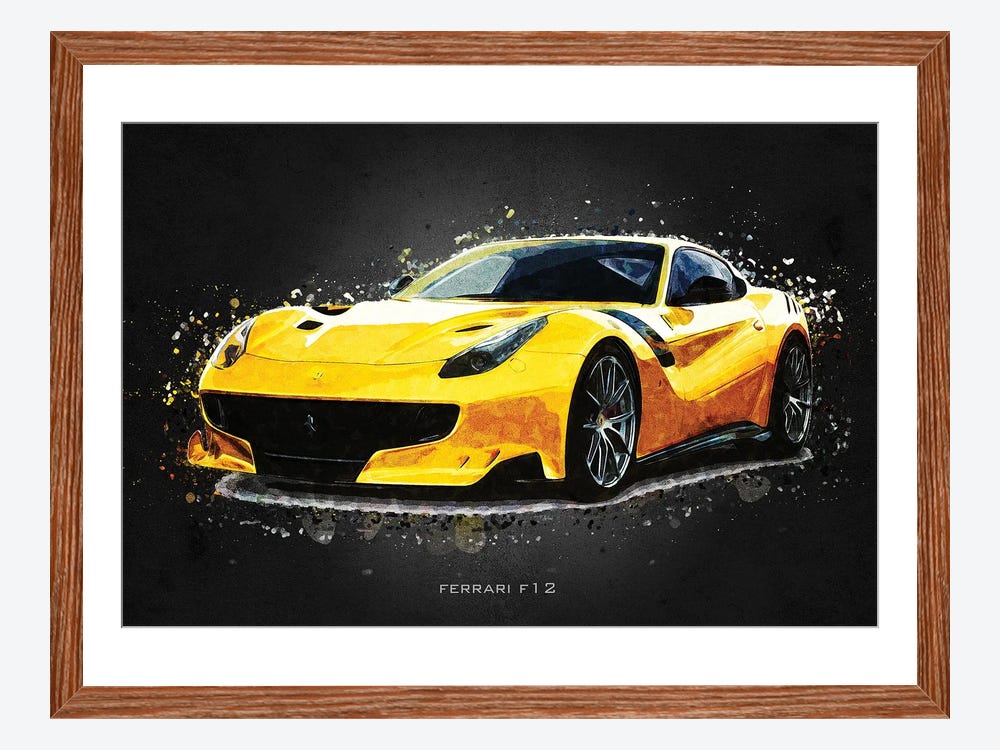  Ferrari F12 TDF Speciale - Fine Art Giclee Canvas