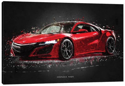Honda NSX Canvas Art Print - Gab Fernando