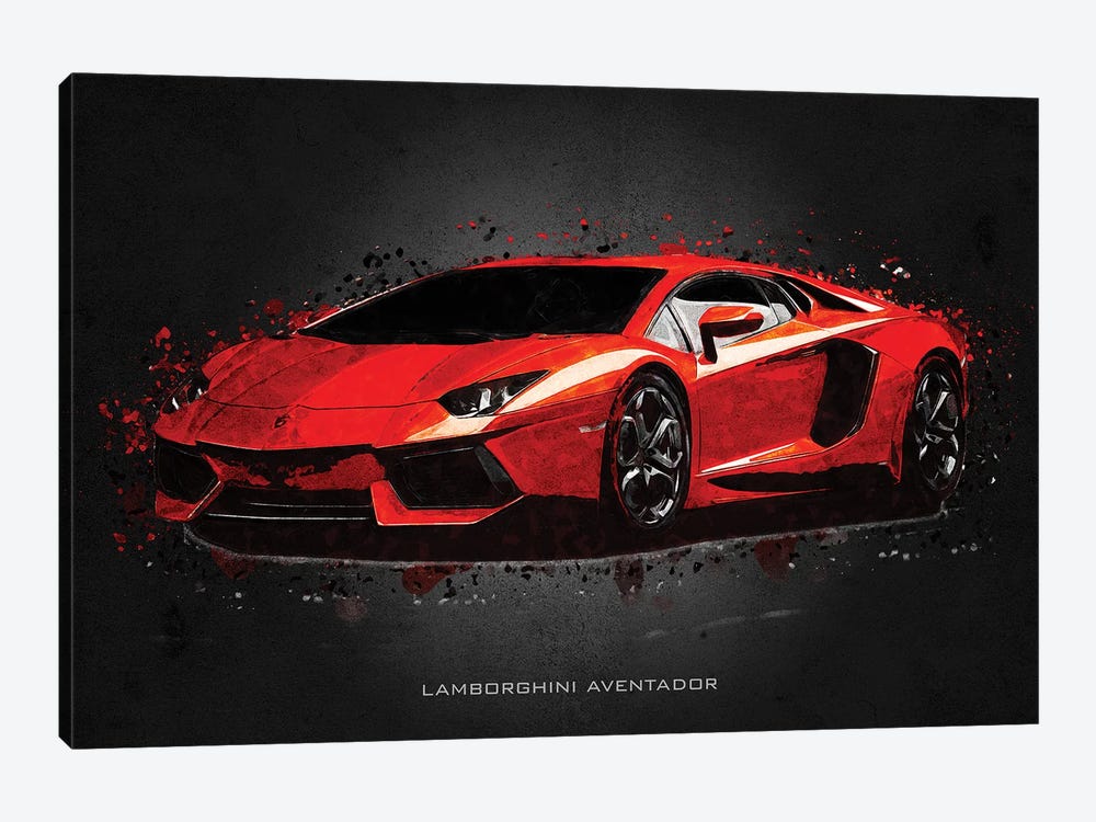 Lamborghini Aventador by Gab Fernando 1-piece Art Print