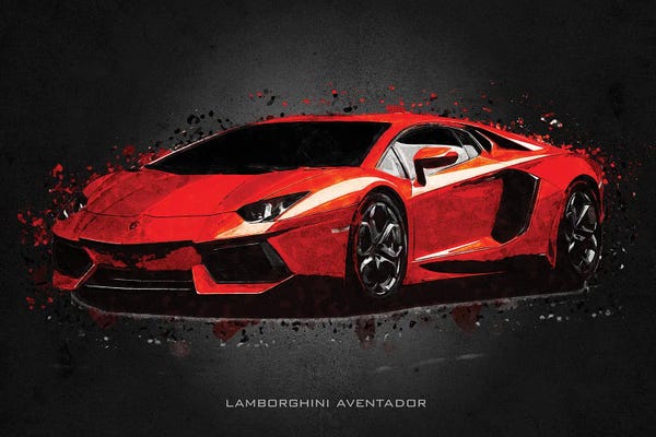 Automobiles: Lamborghini Aventador by Gab Fernando