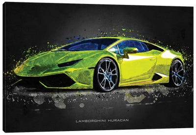 Lamborghini Huracan Canvas Art Print - Automobile Art