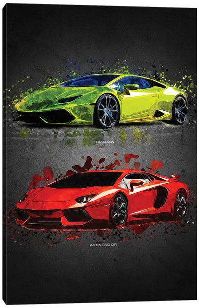 Lamborghini II Canvas Art Print - Lamborghini