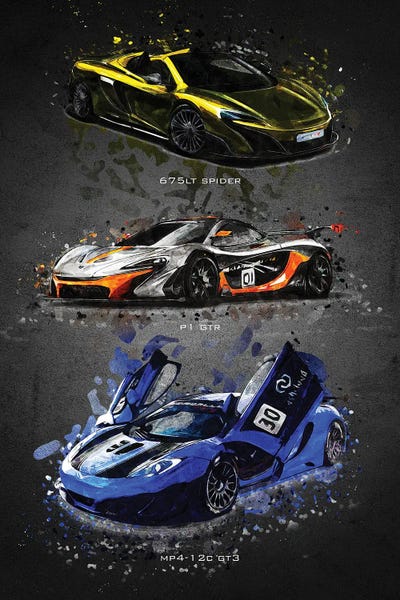 Mclaren2 by Gab Fernando art print