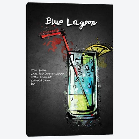 Blue Lagoon I Canvas Print #GFN410} by Gab Fernando Canvas Print