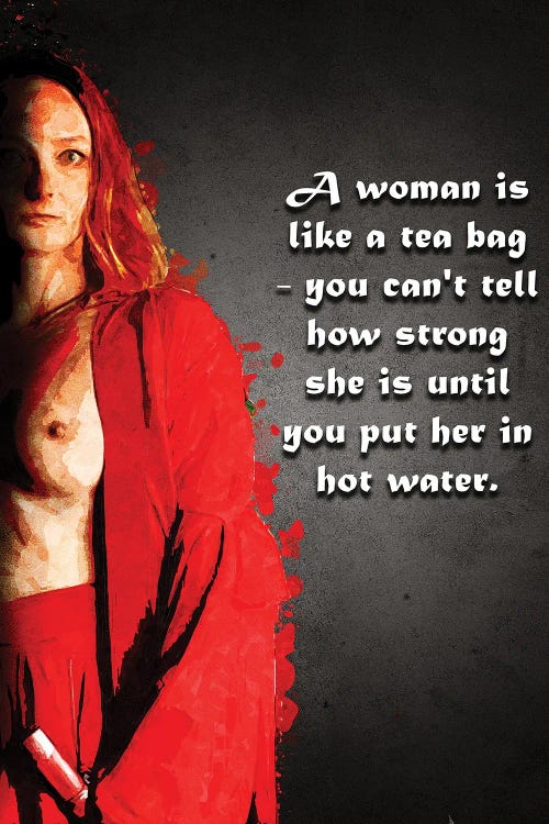 Woman Quote II by Gab Fernando wall art