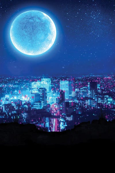 City Night by Gab Fernando canvas print