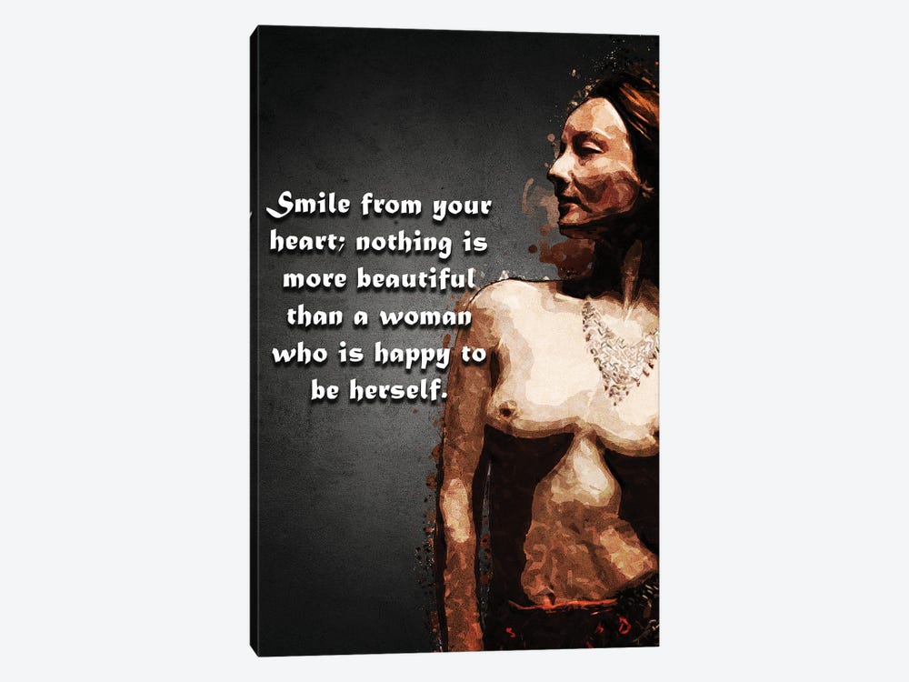 Woman Quote V by Gab Fernando 1-piece Art Print