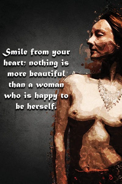 Gab Fernando: Woman Quote V by Gab Fernando
