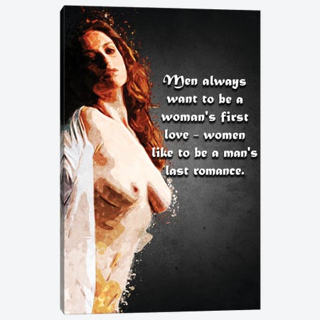 Woman Quote VII Canvas Print #GFN434} by Gab Fernando Canvas Artwork
