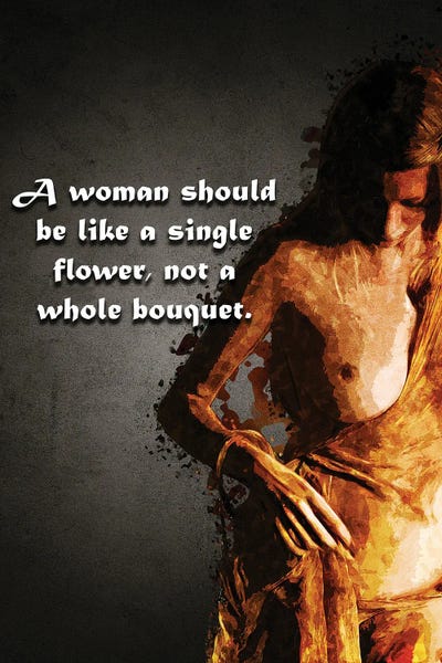 Woman Quote VIII by Gab Fernando canvas print